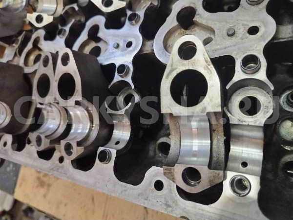 Головка блока цилиндра SsangYong D20DT Ssang Yong Kyron оригинальный номер 6640101520