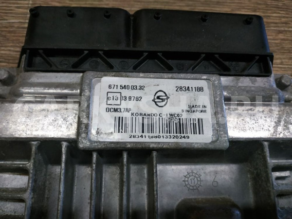 Блок управления двигателем Ssang Yong Actyon оригинальный номер 6715400332