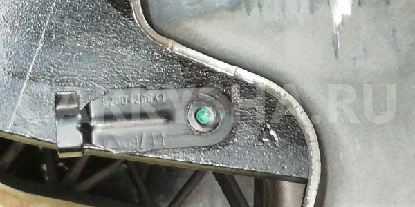 Блок педалей Renault Duster I (2010—2015) Renault 15 оригинальный номер 465016578R