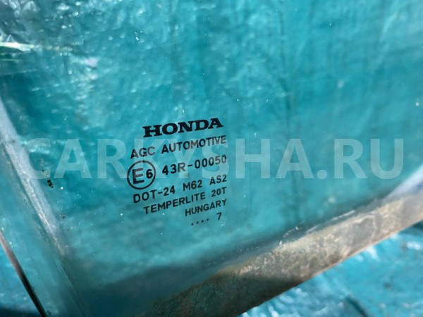 Стекло двери передней правой Honda CR-V 3 Honda CR-V оригинальный номер 73300SWYE00