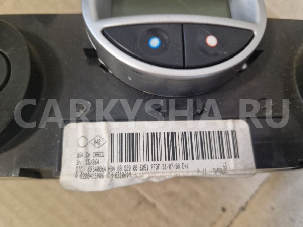 Блок климатической установкой Renault Megane II Renault 20 оригинальный номер 7701209068