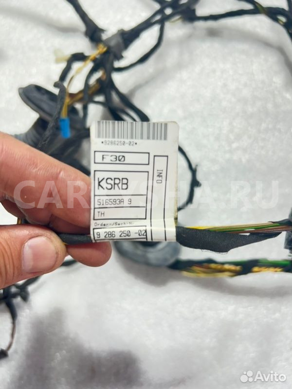 Проводка двери задняя правая BMW 3 F30 N20B20B BMW 3er оригинальный номер 61 12 9 260 011