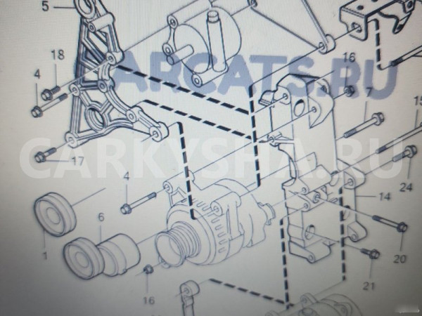Натяжитель ГРМ ролик Volvo S40 Volvo S40 