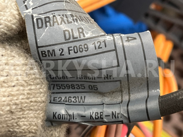 Проводка двигателя BMW 5er оригинальный номер 12 51 7 574 039, 12 51 7 574 039, 12517574039, 7574039, 12 51 7 574 045, 12517574045, 7574045, 12 51 7 559 835, 12517559835, 7559835