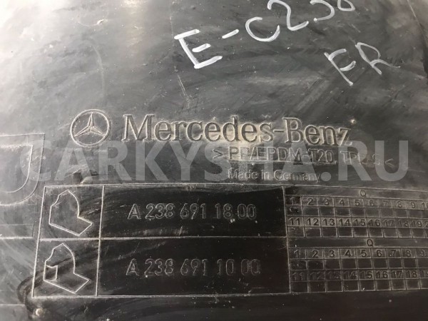 Подкрылок передний правый Mercedes-Benz E-Класс Mercedes-Benz E-klasse оригинальный номер a2386911000