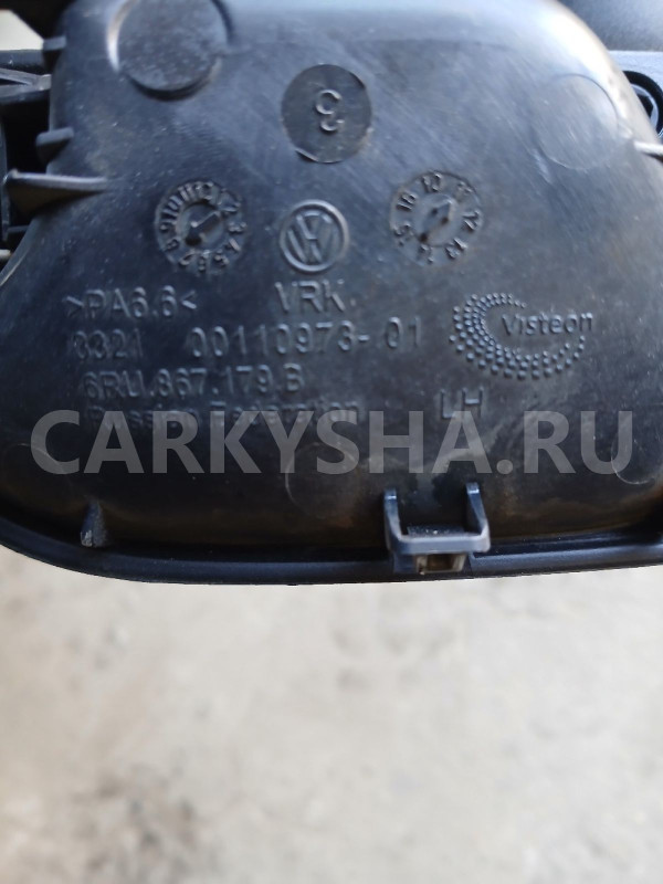 Ручка задняя левая внутренняя VW Polo 6RU867179B Volkswagen Polo оригинальный номер 6RU867179B