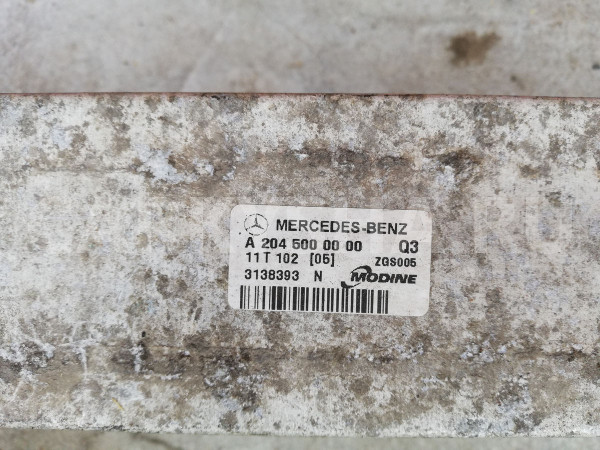 Интеркулер Mercedes C W204 E W212 C207 M271 Mercedes-Benz C-klasse оригинальный номер A2045000000