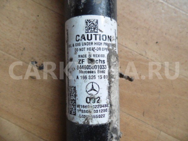 Амортизатор подвески Mercedes-Benz M-класс W166 (2011—2015) Mercedes-Benz M-klasse оригинальный номер А1663261500