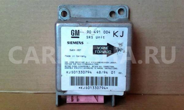 Блок активации SRS ( Airbag) -  , Vectra ) B Opel Omega B Рестайлинг Седан оригинальный номер 90491004, (KJ), ART-286, (ECU-AIRBAG)