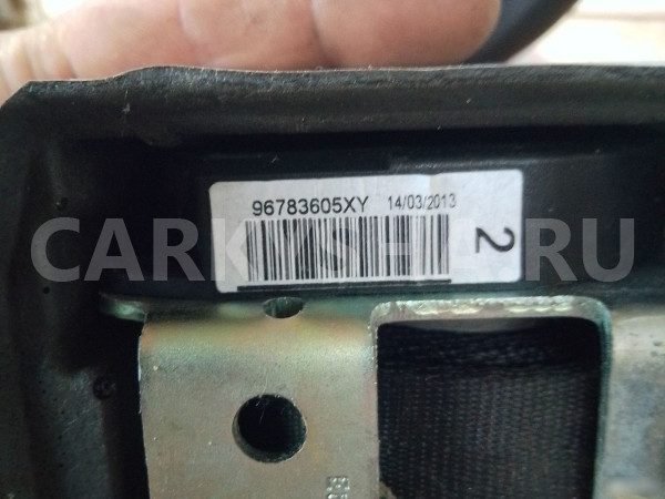 Ремень безопасности задний Citroen C4B7 Citroen C4 оригинальный номер 96783605