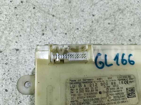 Блок управления парктроником Mercedes-Benz GL-класс X166 (2012—2016) Mercedes-Benz G-klasse оригинальный номер a1669002307