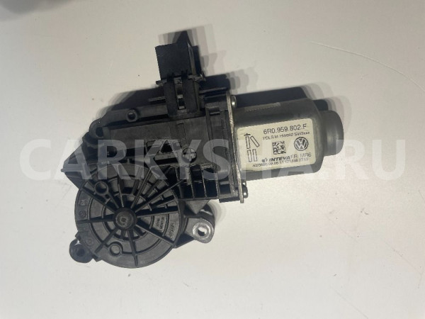 Моторчик стеклоподъёмника передний правый Polo 5 Volkswagen Polo оригинальный номер 6R0959802EGZ04