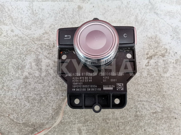Блок управления магнитолой A2048707658 Mercedes-Benz C-Class W204 651.911 Mercedes-Benz C-klasse оригинальный номер A2048707658