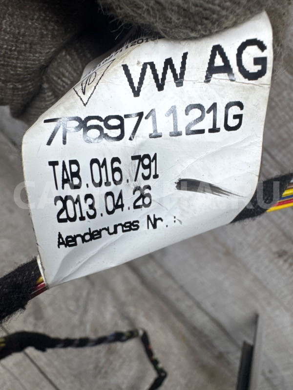 Проводка обшивки карты передней двери Touareg nf Volkswagen Touareg оригинальный номер 7p6971121g