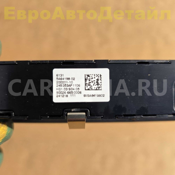 Панель управления климат-контроля BMW G05 G06 G07 BMW X5 оригинальный номер 61315A64198