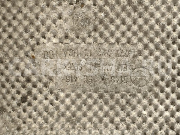 Термоэкран выхлопа BMW X6 оригинальный номер 51 48 7 158 416, 51 48 7 158 416, 51487158416, 7158416