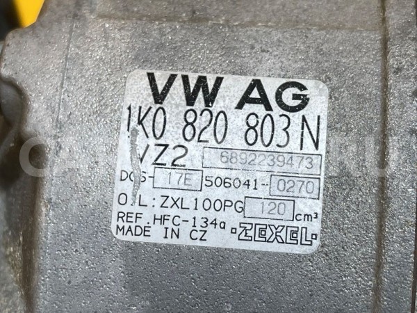 Компрессор кондиционера Skoda Octavia II (2004—2009) Skoda Octavia оригинальный номер 1K0820859TX