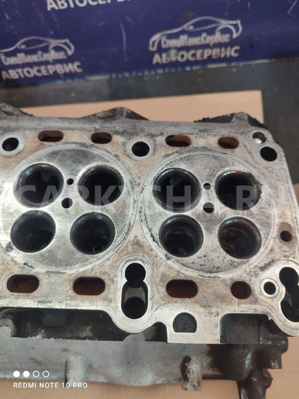 Головка блока цилиндра SsangYong D20DT Ssang Yong Kyron оригинальный номер 6640101520