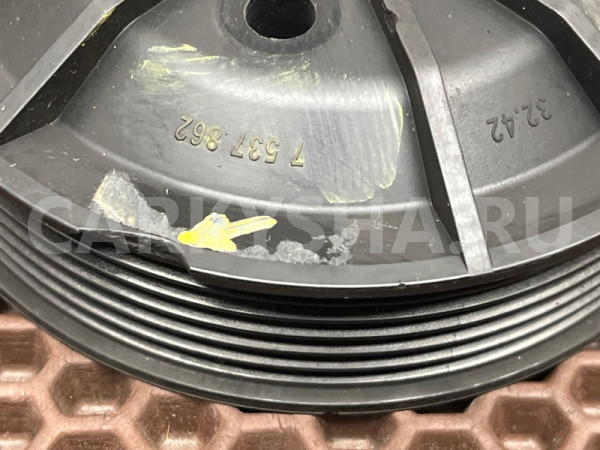 Шкив ГУР BMW 5er оригинальный номер 32 42 7 537 862, 32 42 7 537 862, 32427537862, 7537862, 32 42 7 516 619, 32427516619, 7516619