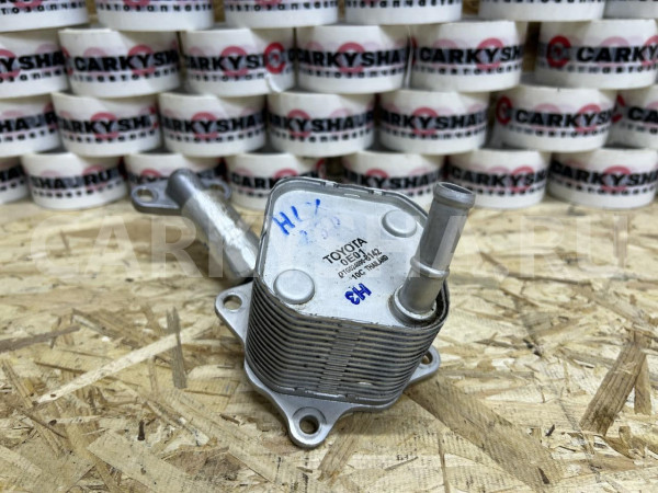 Радиатор масляный Toyota Hilux VIII Рестайлинг – пикап двойная кабина оригинальный номер 15071-0E010