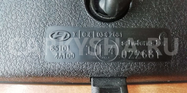 Зеркало заднего вида Hyundai Getz I рестайлинг (2005—2011) Hyundai Getz оригинальный номер 851014a100