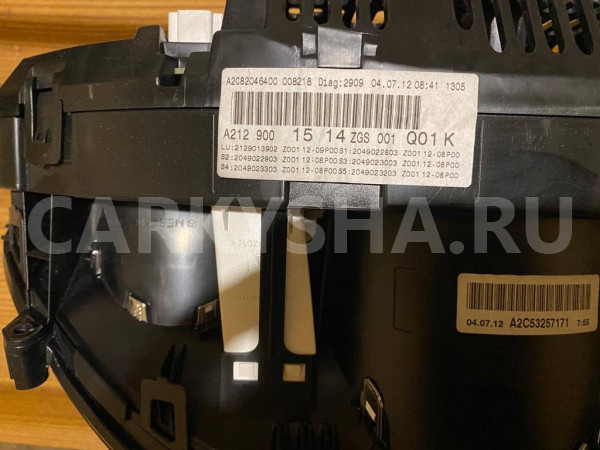 Панель приборов A2129001514 Mercedes-Benz E-Class 2012 C207 271.860 Mercedes-Benz E-klasse оригинальный номер A2129001514