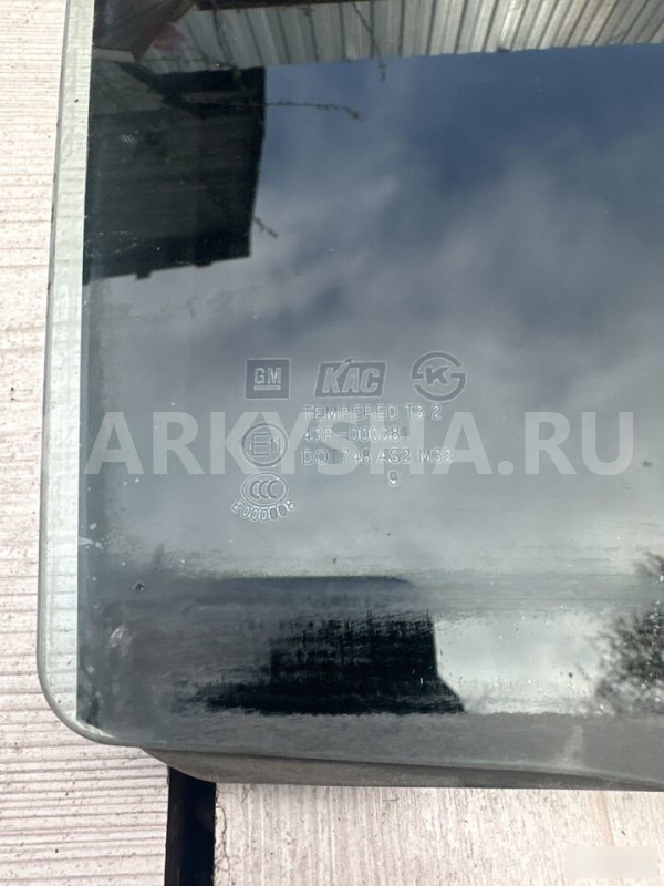 Стекло двери задней правой Chevrolet Aveo T250 Chevrolet Aveo оригинальный номер 96649119
