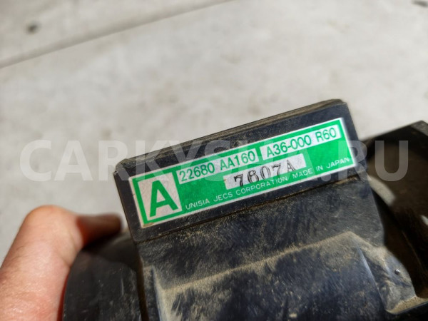 Датчик массового расхода воздуха Subaru Legacy оригинальный номер 22680AA160