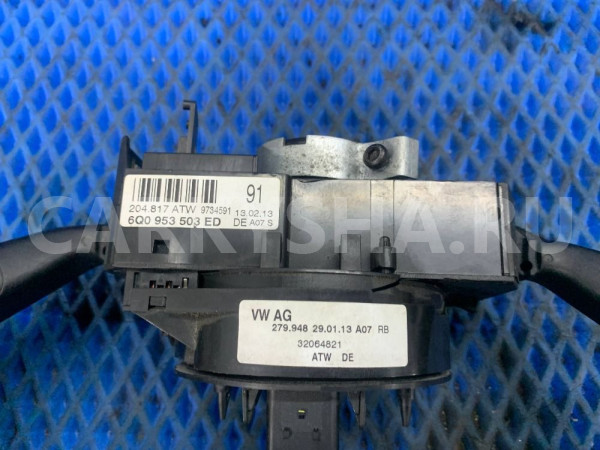 Переключатель подрулевой Volkswagen Polo 5 Volkswagen Polo оригинальный номер 6Q0953513AH9B9