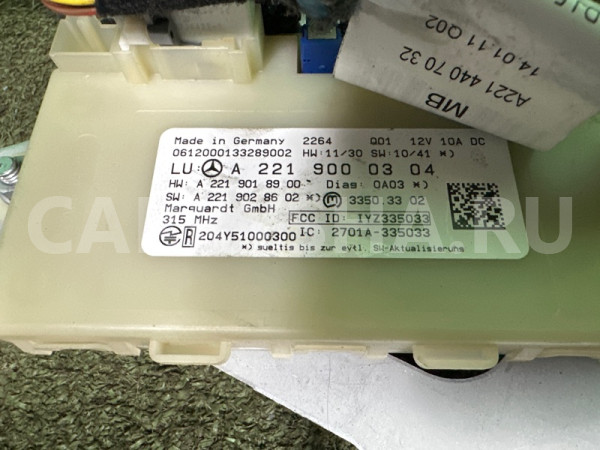Блок управления дверьми Mercedes S 2005-2013 A2219000304 W221 Mercedes-Benz S-klasse 