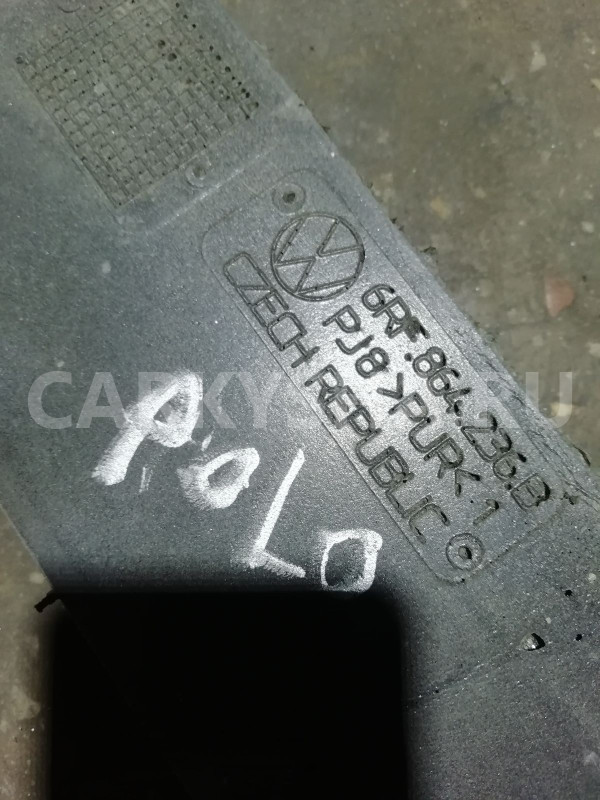 Шумоизоляция колесных арок Volkswagen Polo V (2009—2015) Volkswagen Polo оригинальный номер 6rf864236b