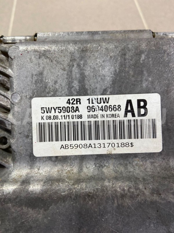 Блок управления двс (эбу) Daewoo Nexia 2011 г Daewoo Nexia оригинальный номер 96940668