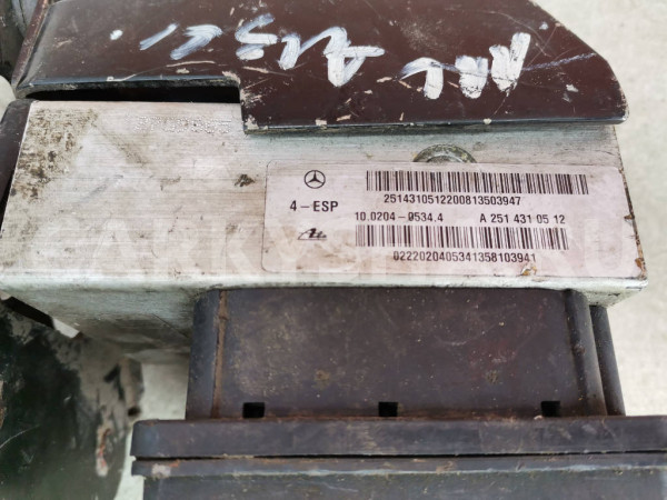 Блок ABS A2515452632 Mercedes-Benz M-Class Mercedes-Benz M-klasse оригинальный номер A2515452632