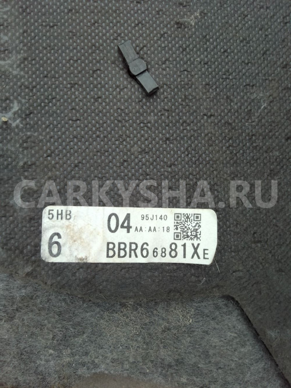 Настил пола багажника Mazda 3BL Mazda 2 оригинальный номер BBR66881Xe