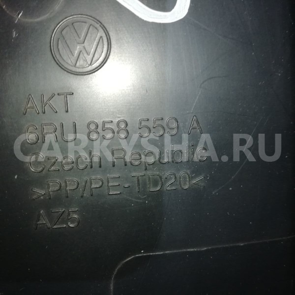 Кожух рулевой колонки Volkswagen Polo V рестайлинг (2015—2020) Volkswagen Polo оригинальный номер 6ru858560