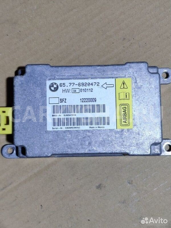 Блок Airbag BMW 7 E65 N62B48 2008 BMW 7er оригинальный номер 65 77 6 920 468