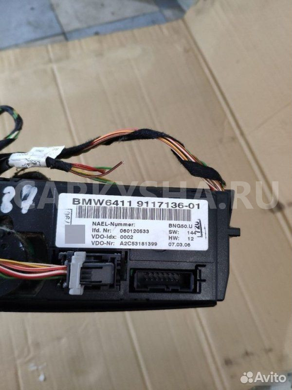 Блок климат контроля BMW 1 E87 N46B20 2007 BMW 1er оригинальный номер 64 11 9 199 259