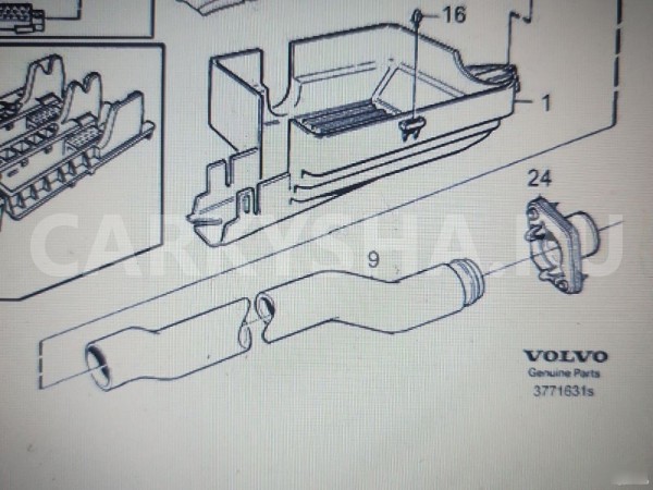 Шланг Volvo S70 Volvo S70 