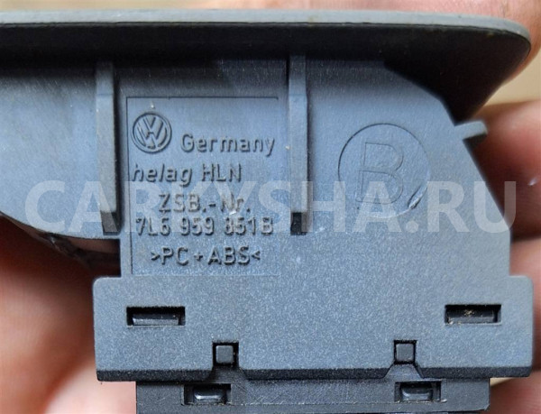 Кнопка стеклоподъемника VW Touareg 2002-2010 Volkswagen Touareg оригинальный номер 7L6959851B