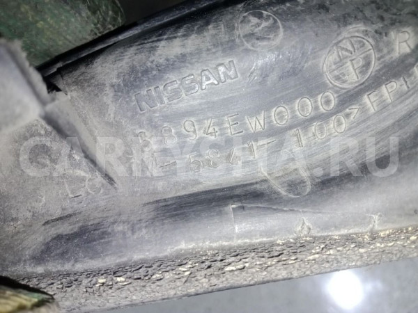 Накладка (кузов наружные) Nissan Almera G15 (2012—2018) Nissan Almera оригинальный номер 66894ew000