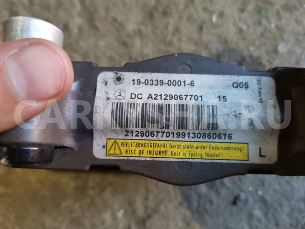 Пиропатрон левый A2129067701 Mercedes-Benz E-Class W212 Mercedes-Benz E-klasse оригинальный номер A2129067701