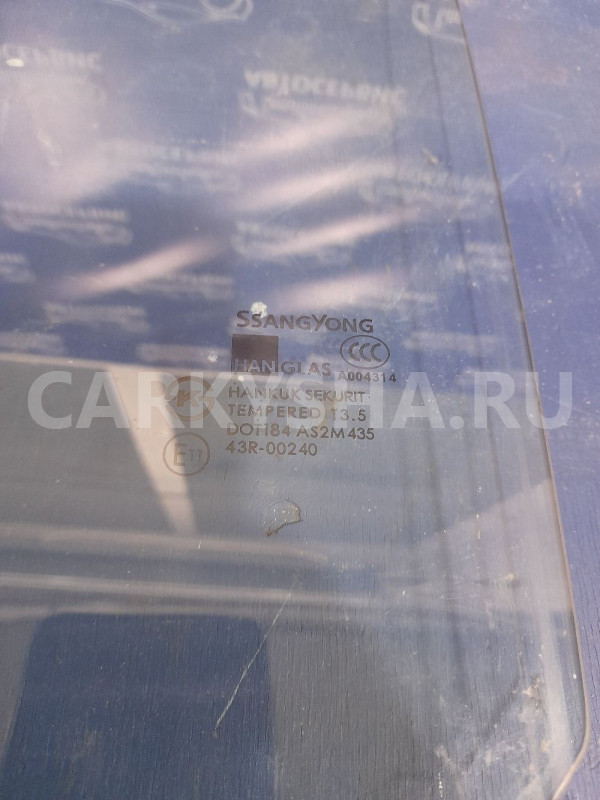 Стекло двери задней левой SsangYong Kyron Ssang Yong Kyron оригинальный номер 7337609000