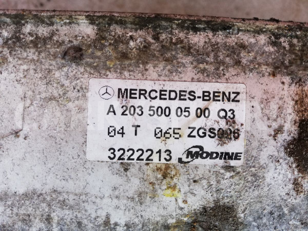 Интеркулер Mercedes-Benz C-класс W203/S203/CL203 рестайлинг (2004—2008) Mercedes-Benz C-klasse оригинальный номер A2035000500 