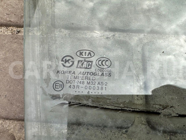Стекло передней правой двери Kia Picanto I Kia Picanto оригинальный номер 8242107000