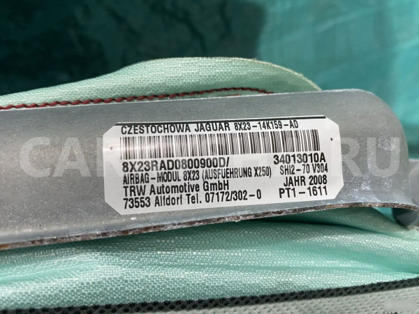 Подушка безопасности боковая правая Jaguar XF X250 Jaguar XF оригинальный номер 8X2314K159AD