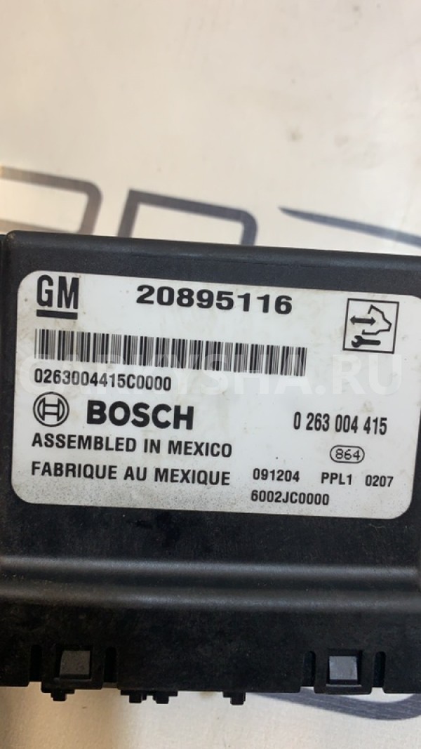 Блок парктроников Chevrolet Cruze J300 F16D4 1.6 Chevrolet Cruze 