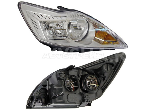 Фара   07-11 (Справа/ Галоген/ С электрокорректором) Ford Focus II Рестайлинг Седан оригинальный номер  ST-431-1181RMLDEM1