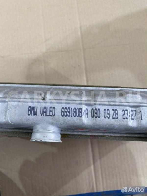 Радиатор отопителя BMW X5 E70 N52B30 2008 BMW X5 оригинальный номер 64 11 6 968 204