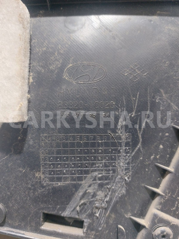 Обшивка задней правой двери Hyundai Getz Hyundai Getz оригинальный номер 833041C210