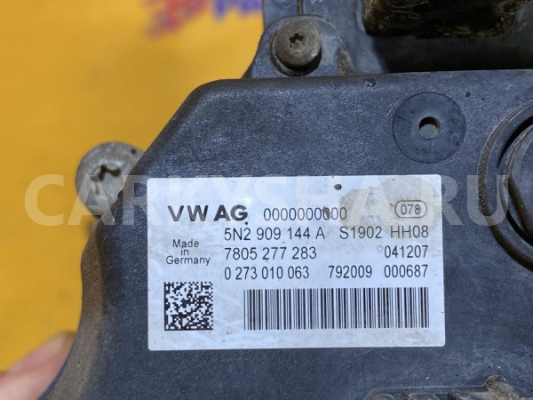 Моторчик рулевой рейки Volkswagen Tiguan 5N Volkswagen Tiguan оригинальный номер 5N2423055AX